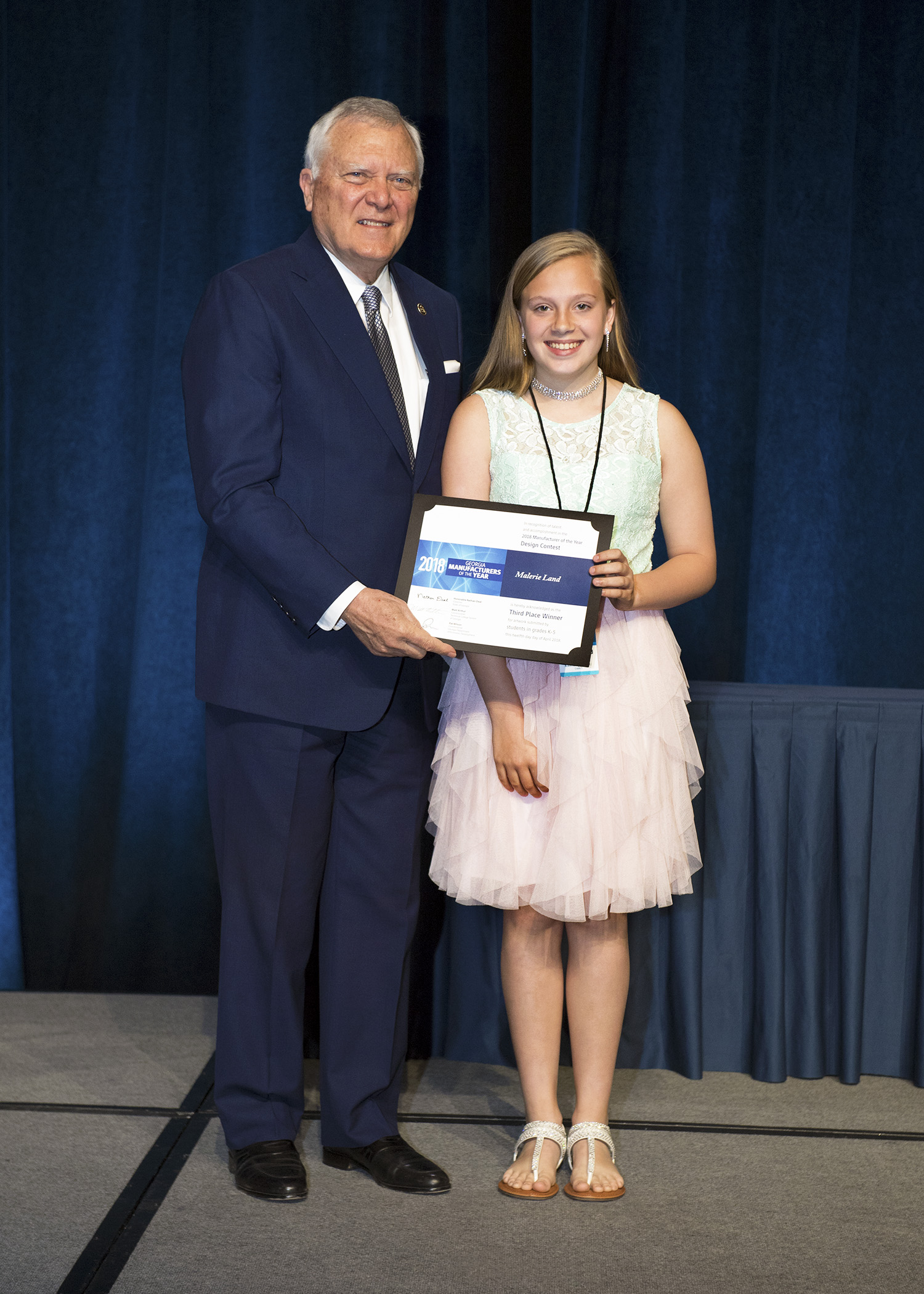 Photo for G.E.A.R. Fifth Grader, Malerie Land,  Wins Third Place in 2018 Student Design Contest