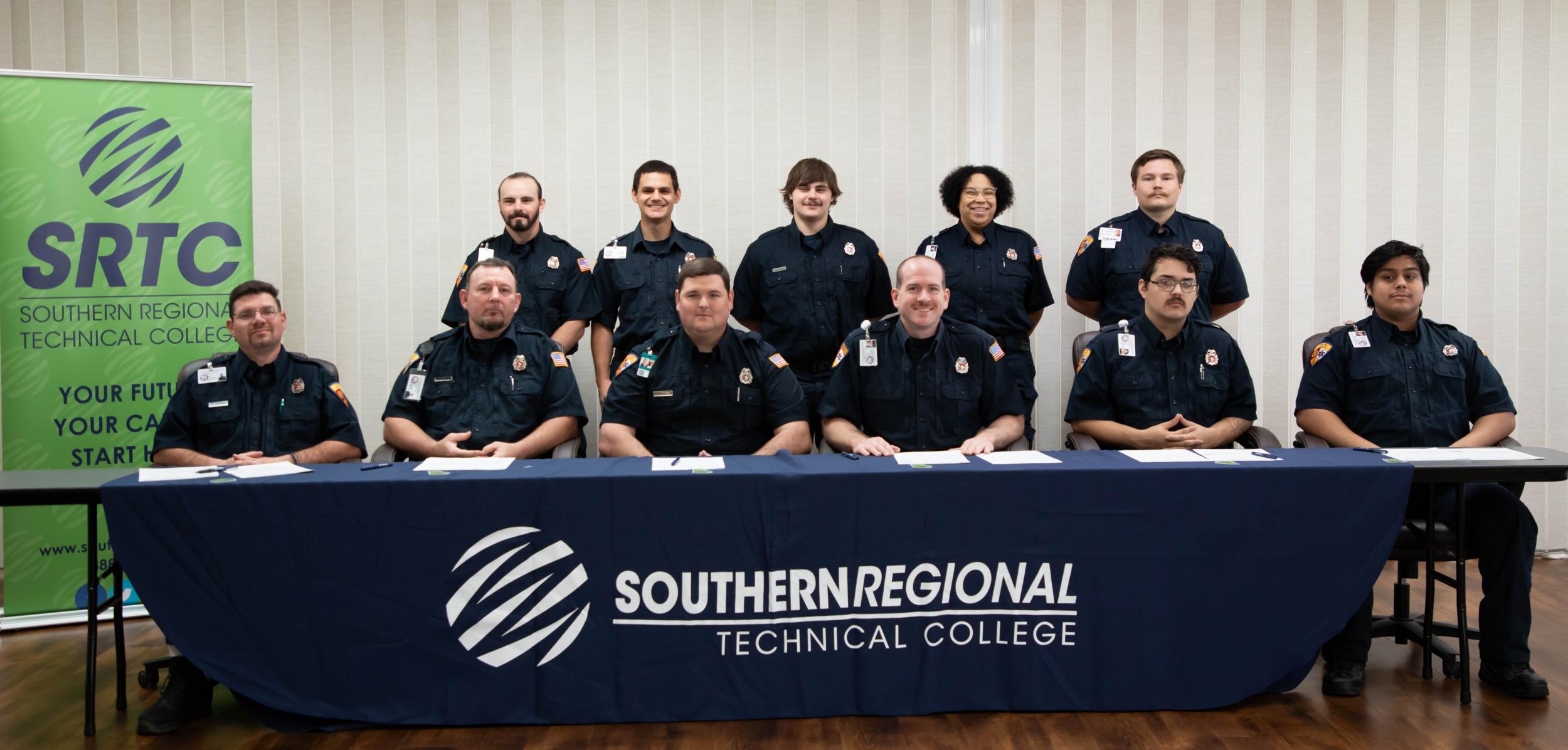 Photo for SRTC\'s EMT Students Sign Apprenticeship Agreements with Thomas County Emergency Services