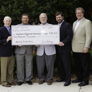 Colquitt Regional Medical Foundation Makes Substantial Donation to SRTC Photo for Colquitt Regional Medical Foundation Makes Substantial Donation to SRTC