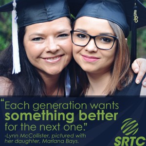 Two generations of women graduate together, and provide inspiration for the next generation. Photo for Two generations of women graduate together, and provide inspiration for the next generation.