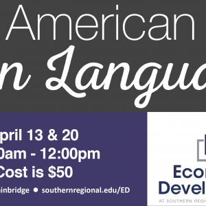 American Sign Language classes in Bainbridge. Photo for American Sign Language classes in Bainbridge.
