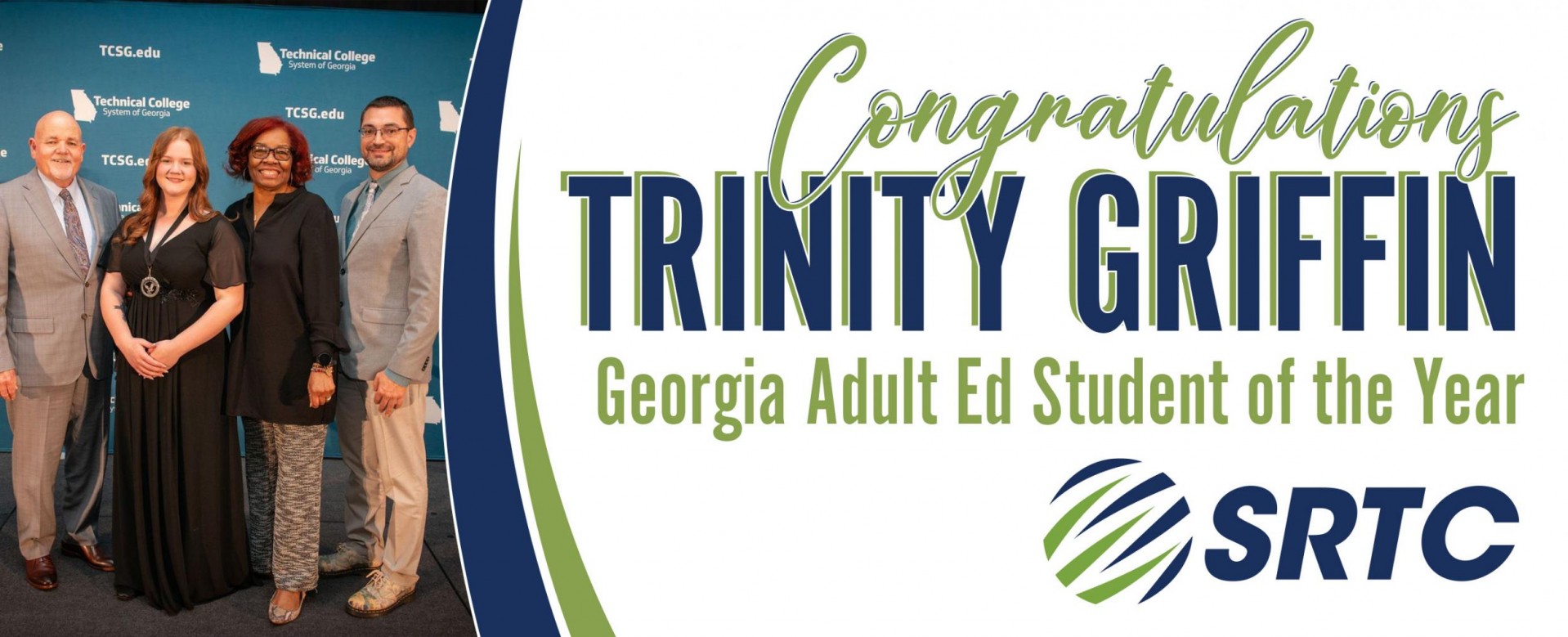 Congratulations, Trinity Griffin, on being named Georgia Adult Education Student of the Year!
