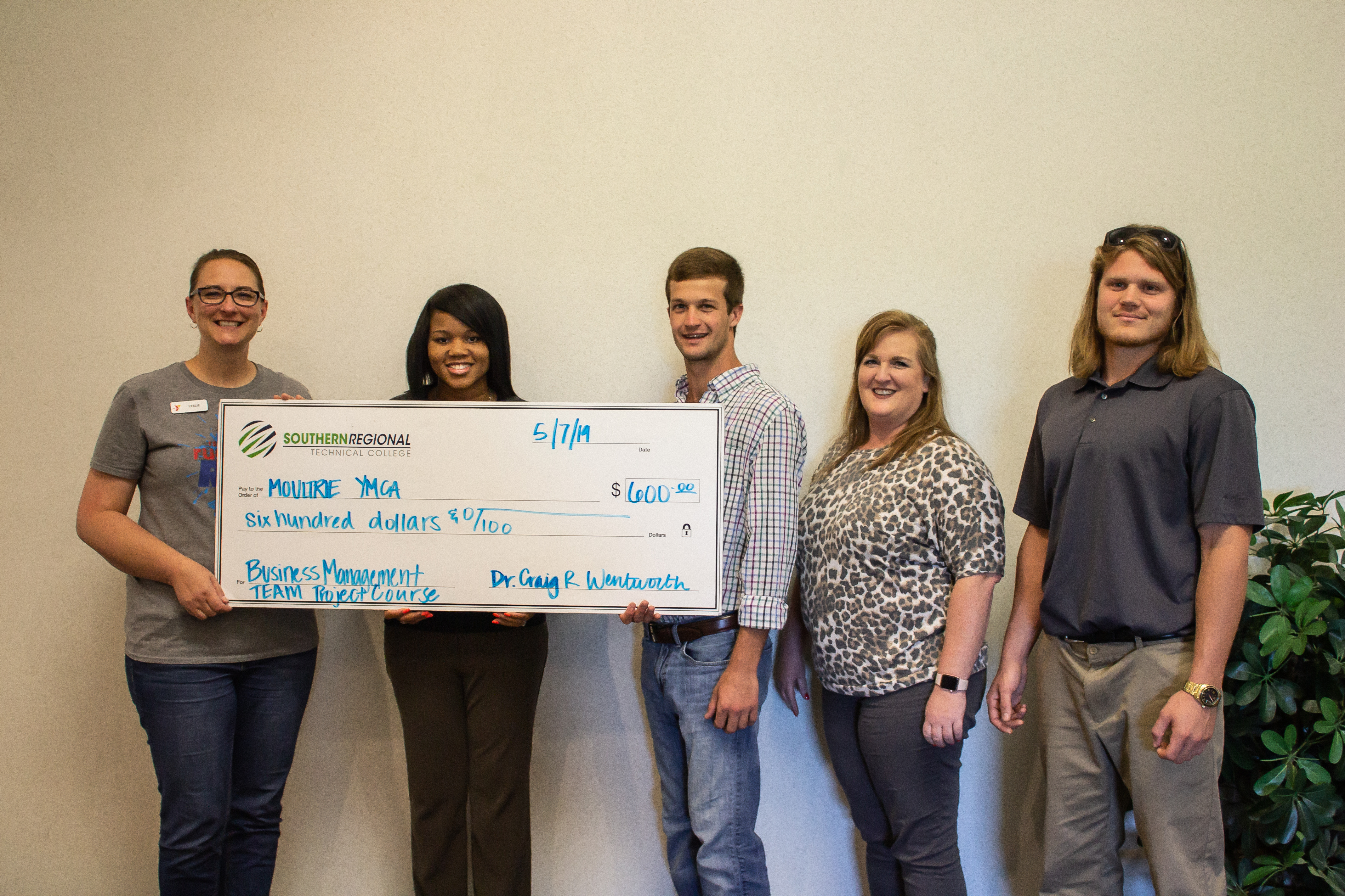 Photo for SRTC Student Team Raises $600 for Moultrie YMCA