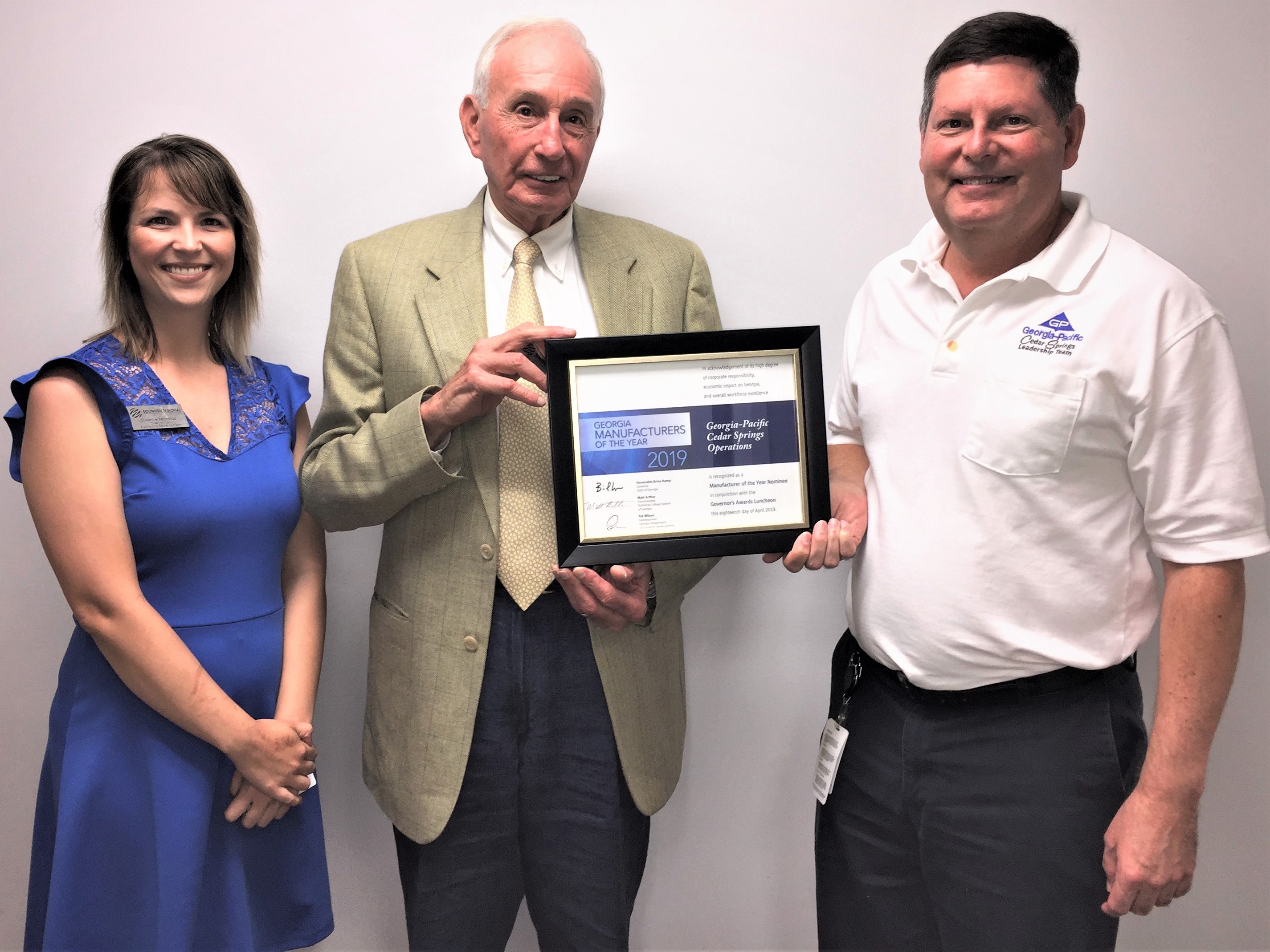 Photo for Southern Regional Technical College Nominates Georgia-Pacific for Georgia Manufacturer of the Year