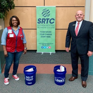 Photo for Tifton Lowe\'s donates PPE to SRTC  