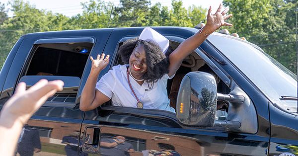 Photo for Nursing Students Honored in Drive Through Pinning Ceremony at SRTC-Thomasville