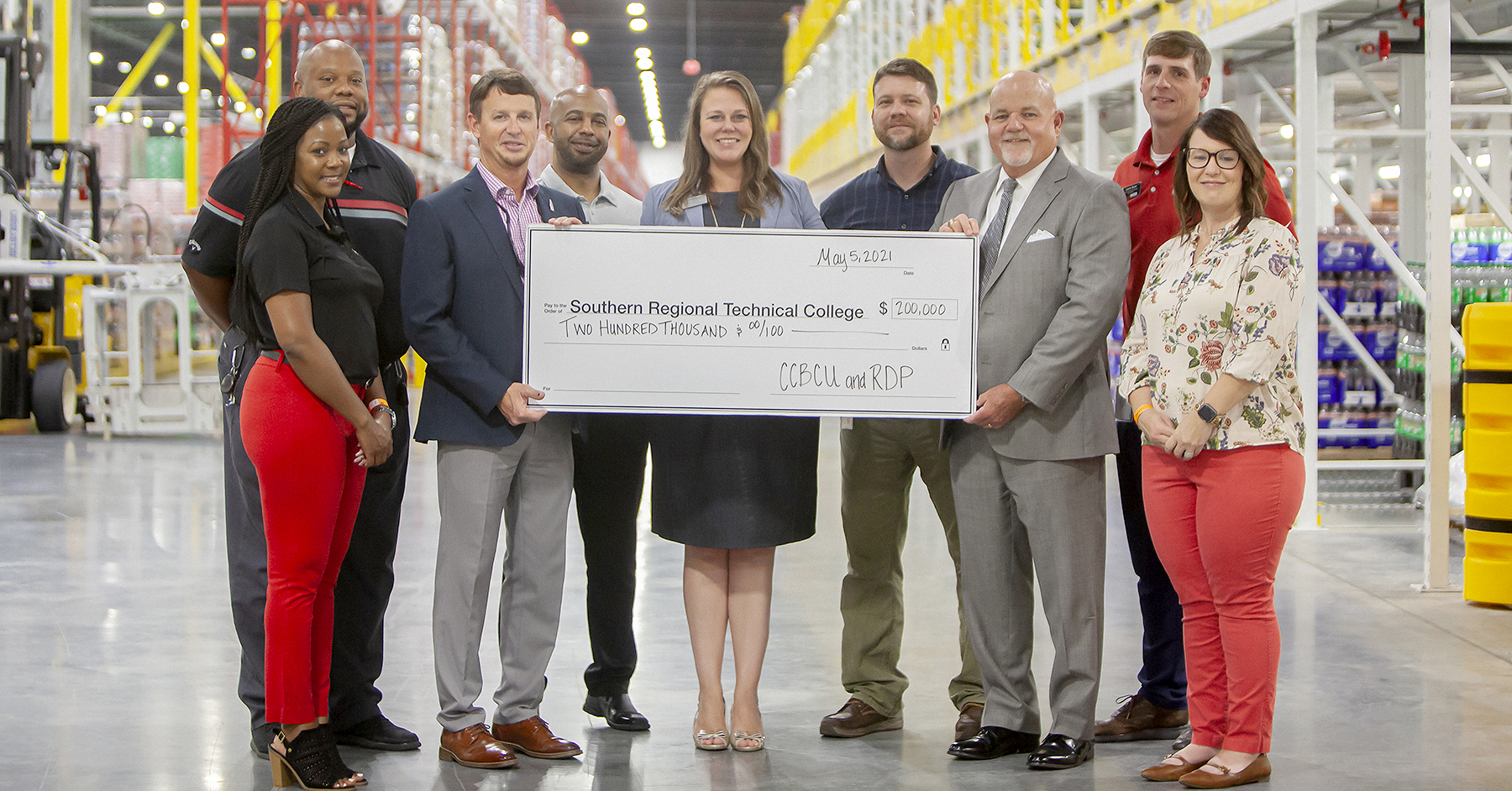 Photo for SRTC Receives $200,000 Grant from Coca-Cola Bottling UNITED and Rural Development Partners