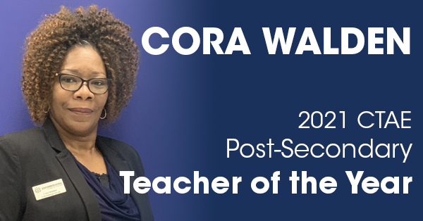 Photo for Cora Walden Named Teacher of the Year at GACTE State Summit 