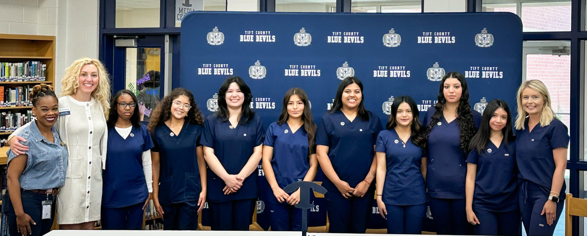 Photo for SRTC Dual Enrollment Students Honored in Pinning Ceremony at Tift County High School
