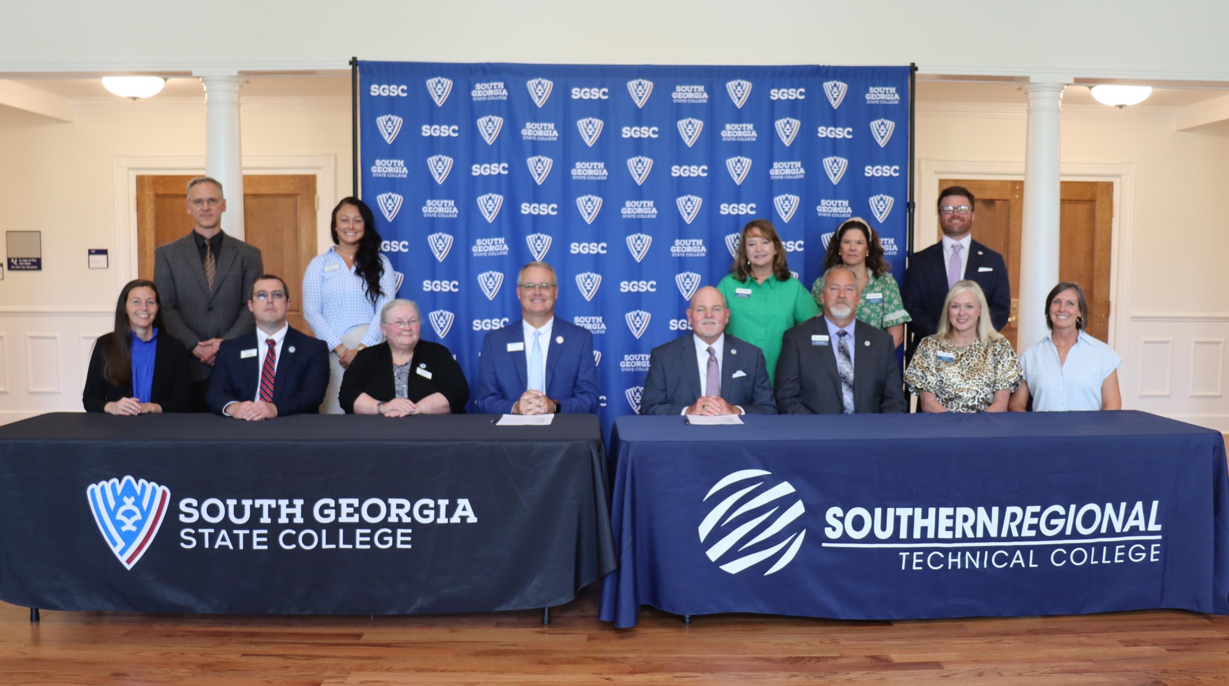 Photo for South Georgia State College and Southern Regional Technical College Sign Articulation Agreement to Support Future Educators