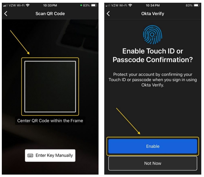 Passcode confirmation