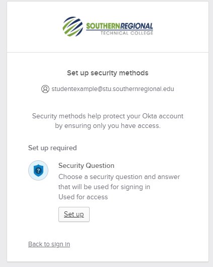 Okta Security Methods