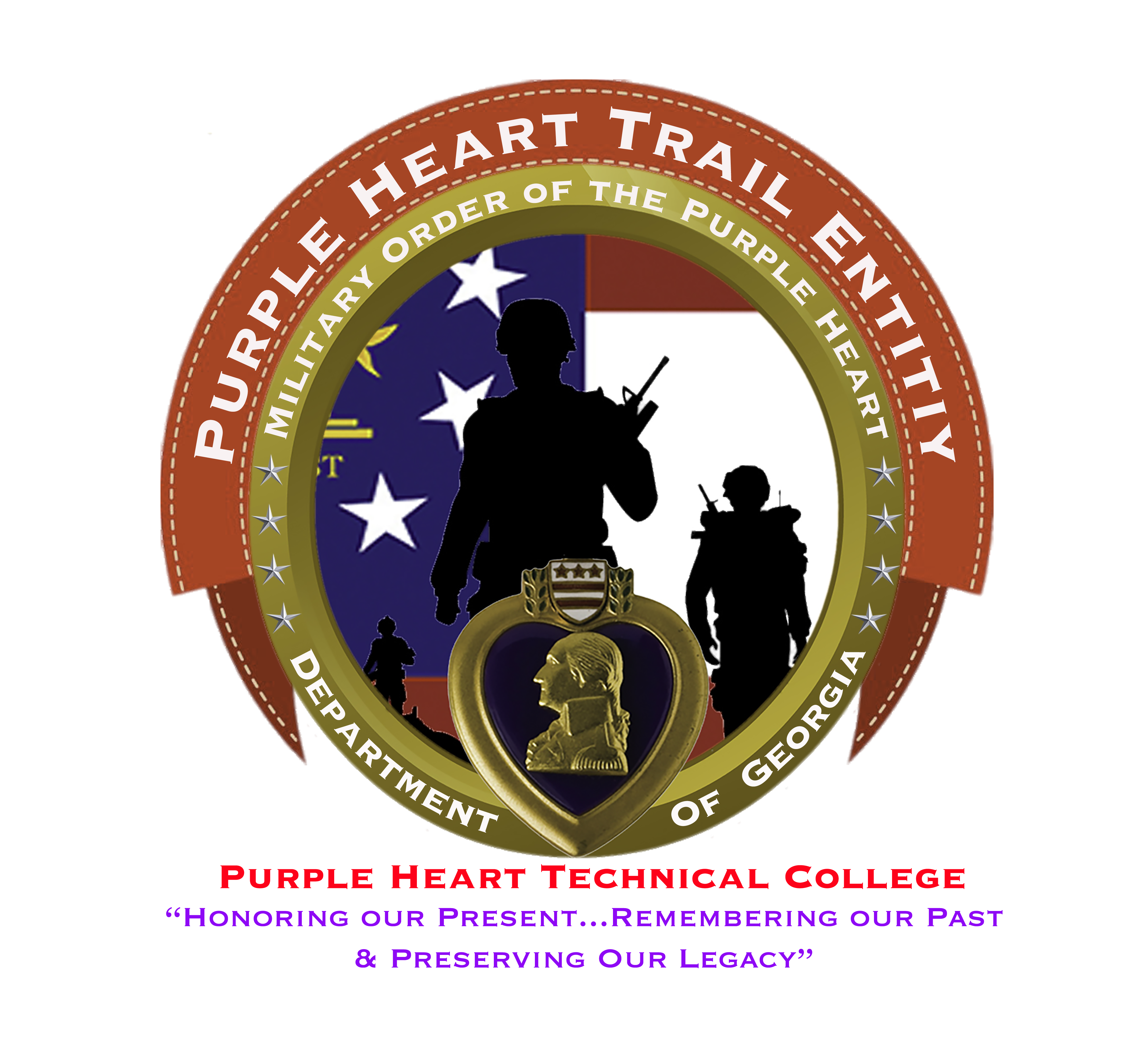 Purple Heart Trail Entity Logo