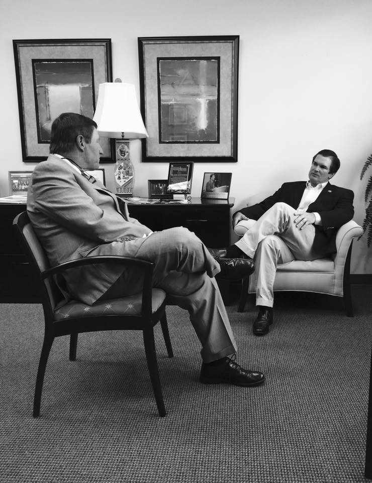 President Wentworth and Congressman Austin Scott